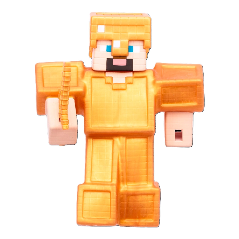 FIGURA DE ACCIÓN GOO JIT ZU MINECRAFT GOLD STEVE - 2