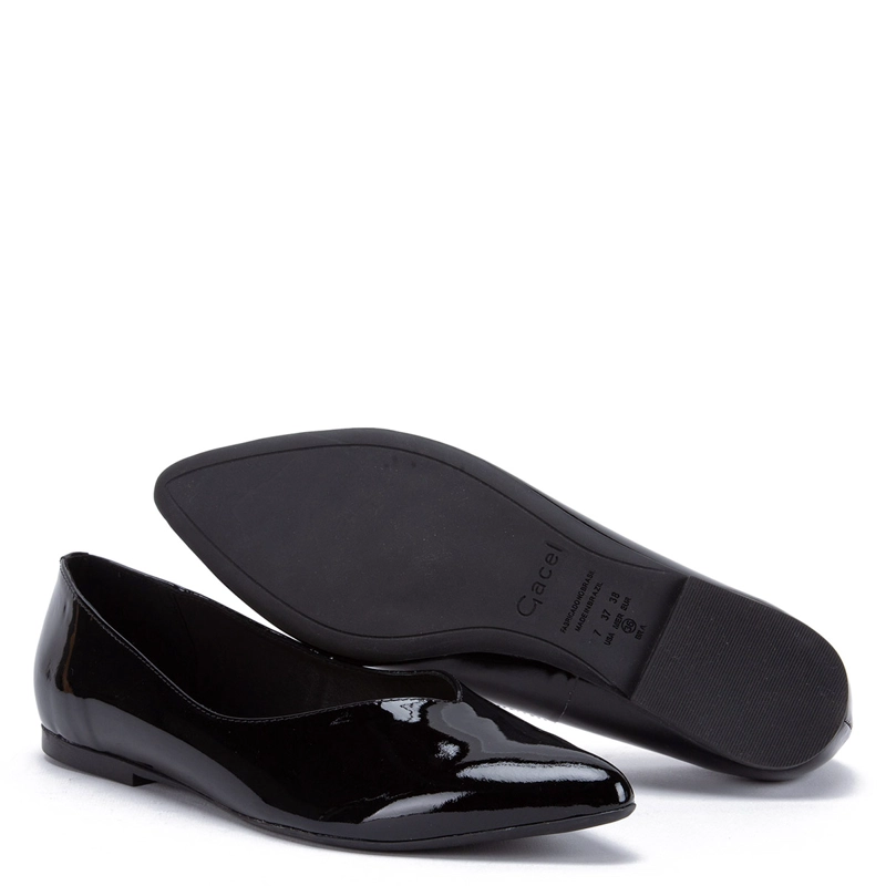BALLERINAS MUJER GACEL NEGRO KIM CUERO - 5