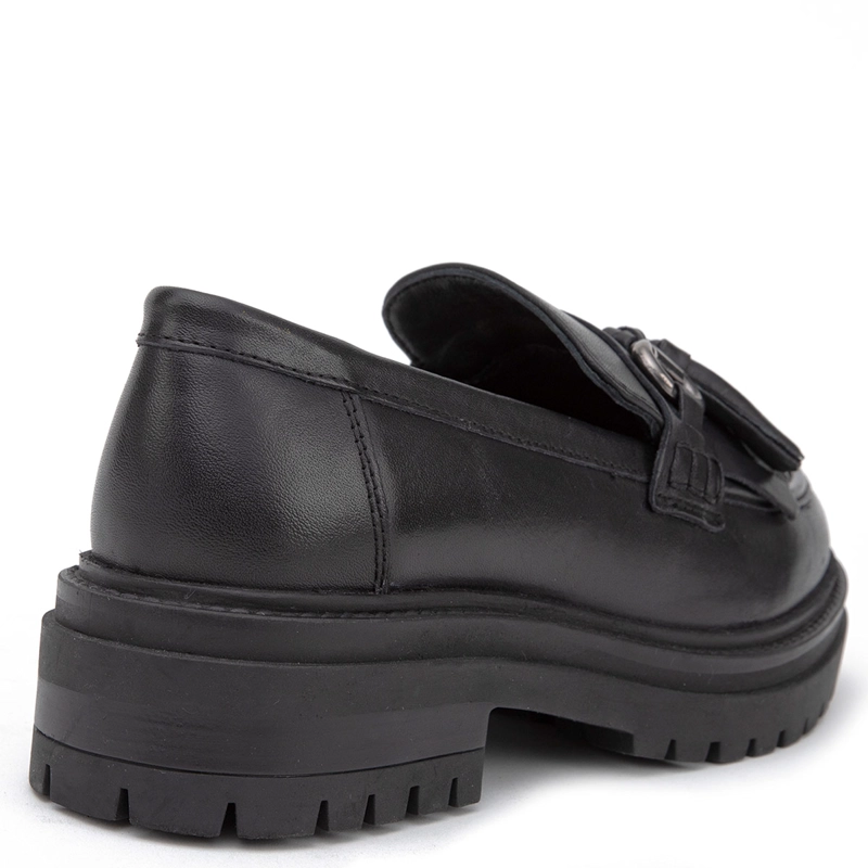 MOCASINES MUJER GACEL NEGRO TIMOTHY CUERO - 4