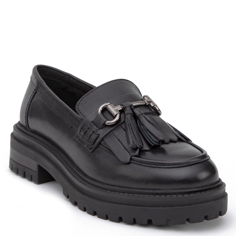 MOCASINES MUJER GACEL NEGRO TIMOTHY CUERO - 3