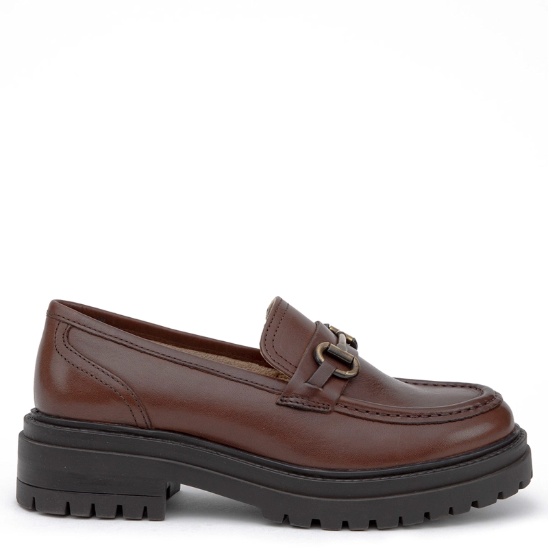 MOCASINES MUJER GACEL BURDEO TIMOTHY CUERO - 1