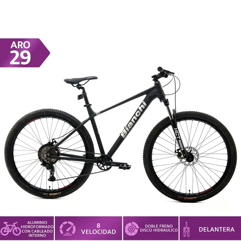 BICICLETA MOUNTAIN BIKE BIANCHI AGGRESSOR L ARO 29 - 1