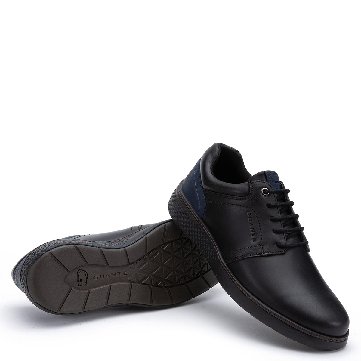 ZAPATOS HOMBRE GUANTE NEGRO COLORADO CUERO - 3