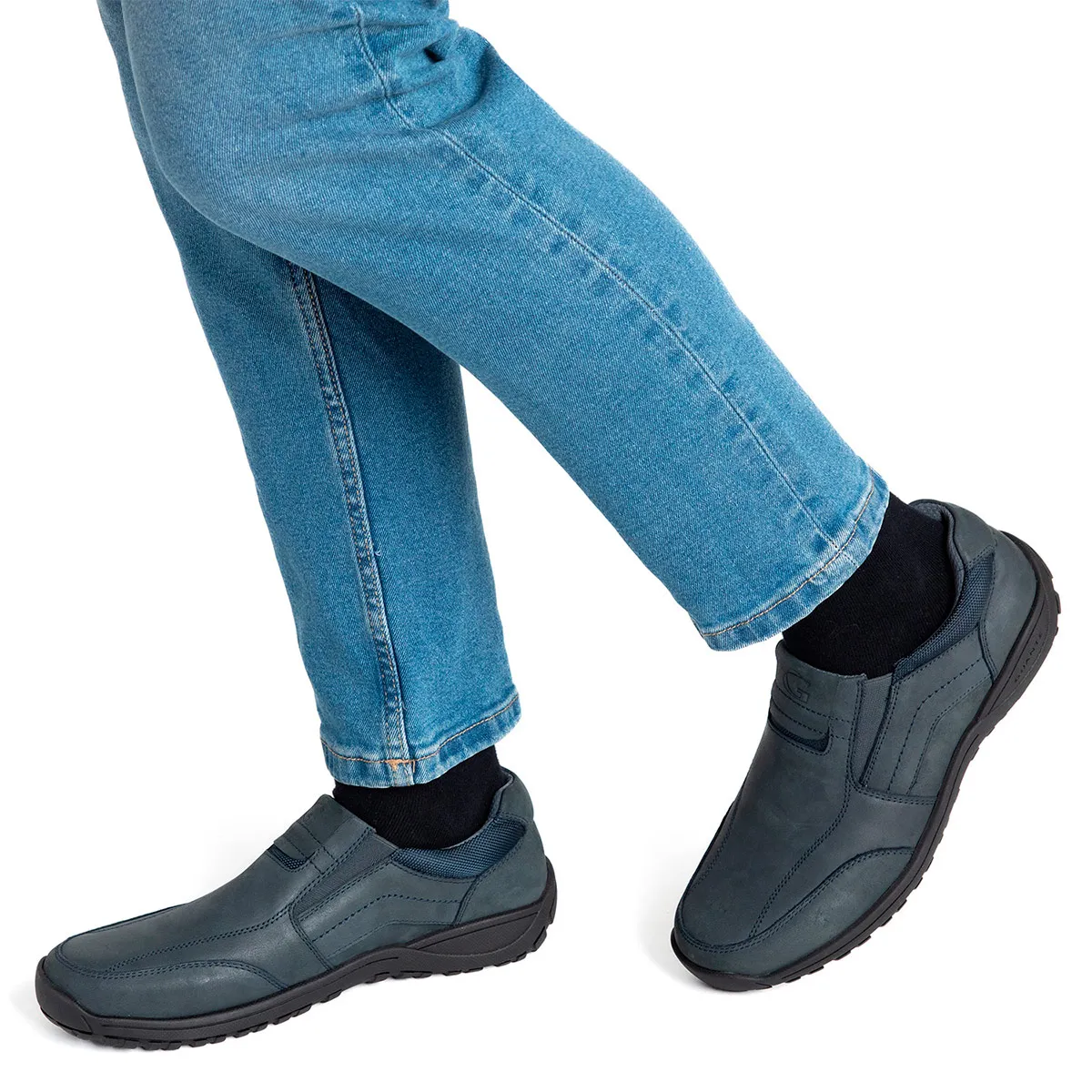 ZAPATOS HOMBRE GUANTE AZUL COWELL CUERO - 5
