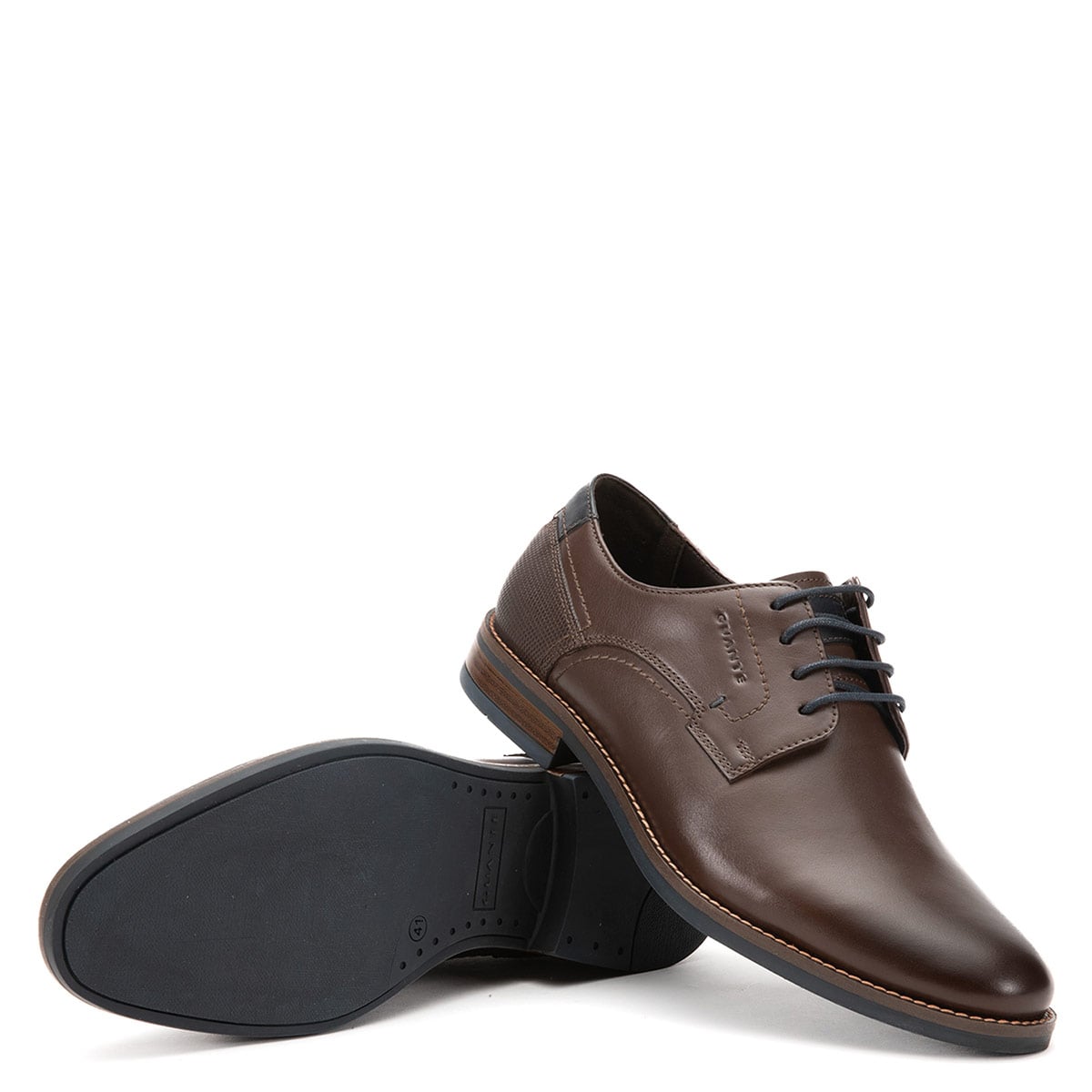 ZAPATOS HOMBRE GUANTE CHOCOLATE TASK CUERO - 3