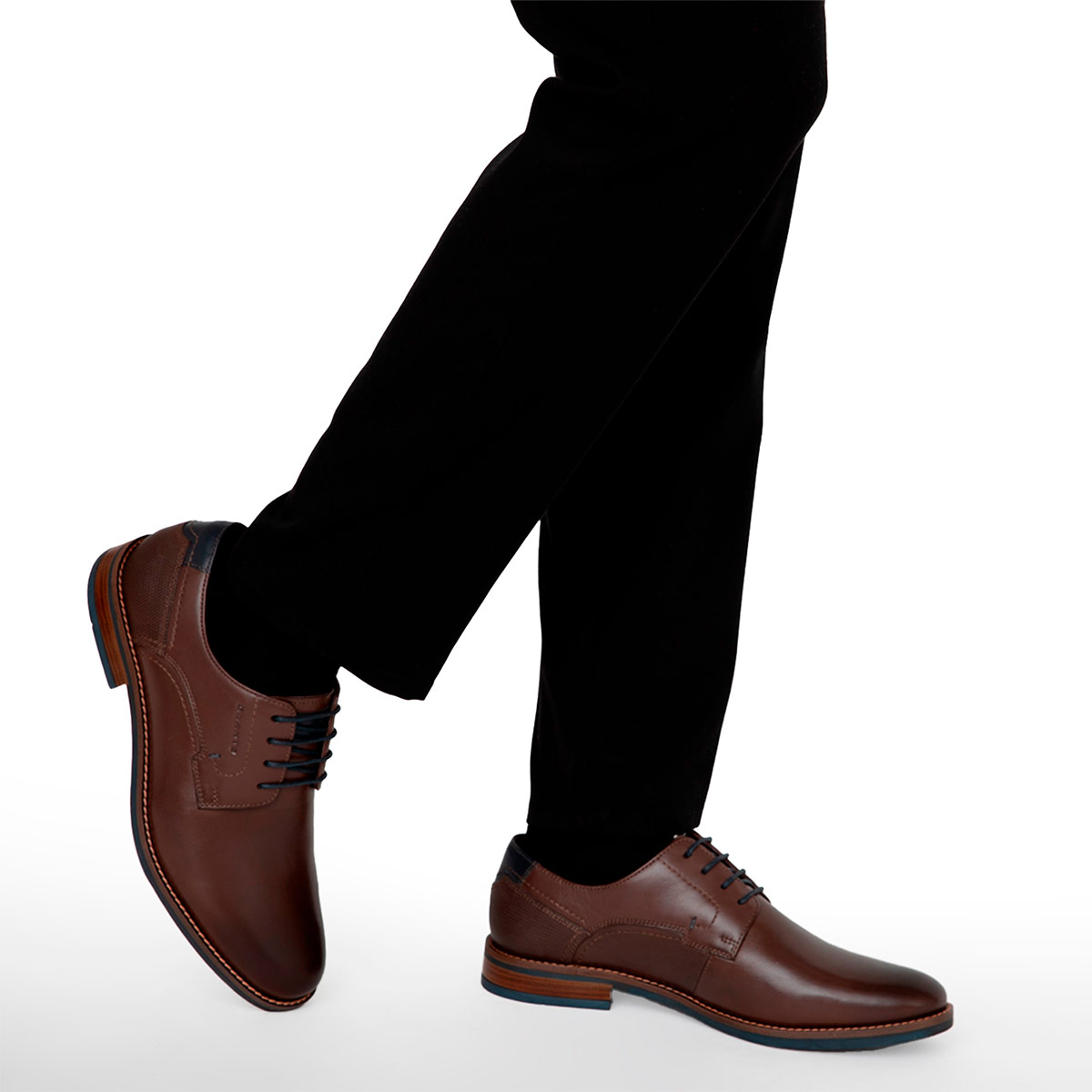 ZAPATOS HOMBRE GUANTE CHOCOLATE TASK CUERO - 5