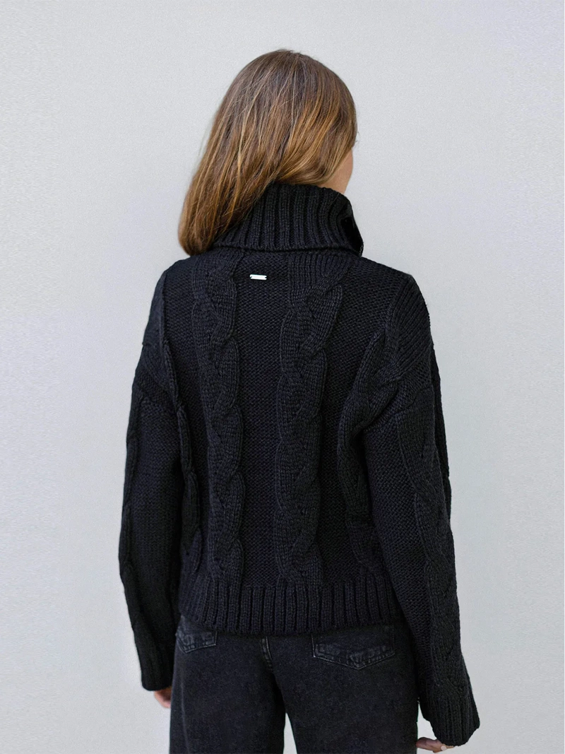 SWEATER MUJER RAINDOOR TRENZADO - 3