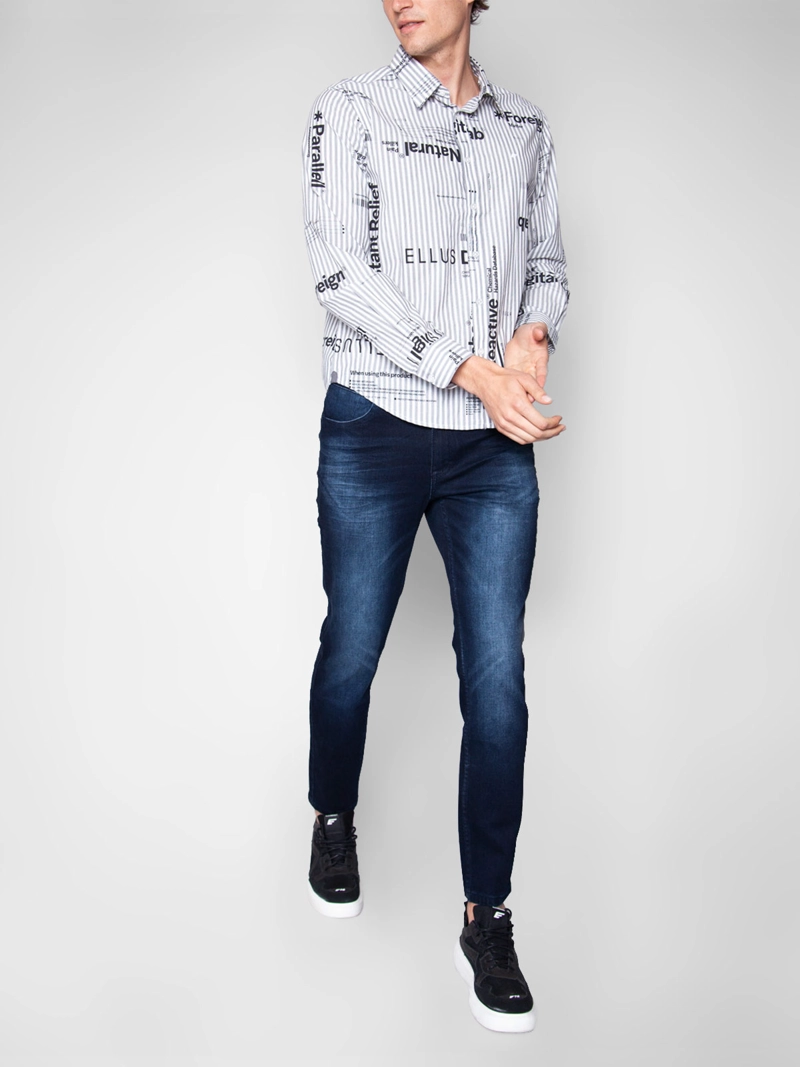 CAMISA HOMBRE ELLUS MANGA LARGA REGULAR FIT - 4