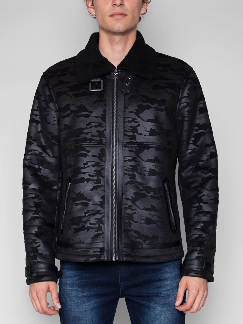 CHAQUETA HOMBRE ELLUS ECO CUERO - 1