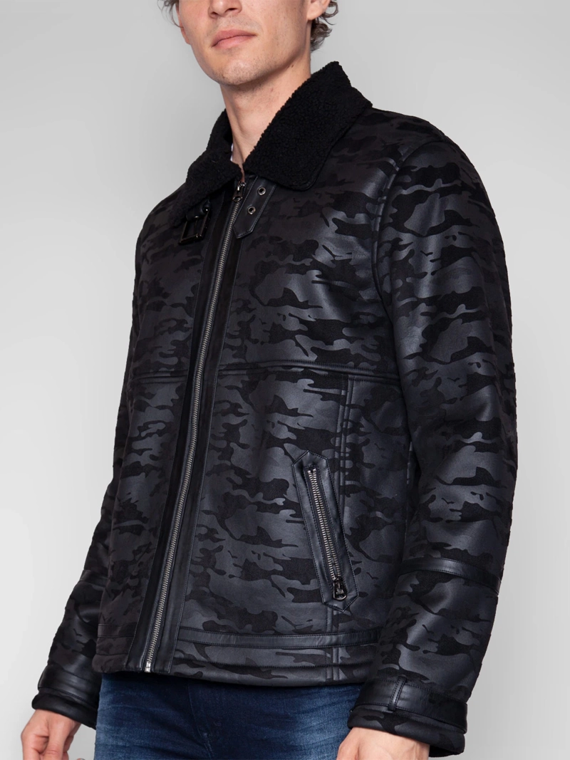 CHAQUETA HOMBRE ELLUS ECO CUERO - 3