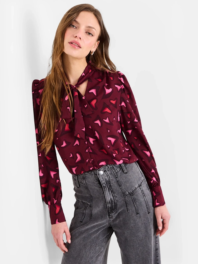 BLUSA MUJER IO MANGA LARGA PRINT