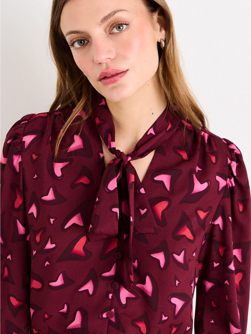 BLUSA MUJER IO MANGA LARGA PRINT - 3