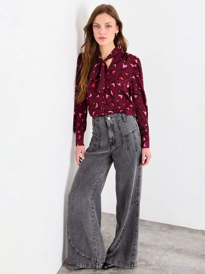 BLUSA MUJER IO MANGA LARGA PRINT - 4
