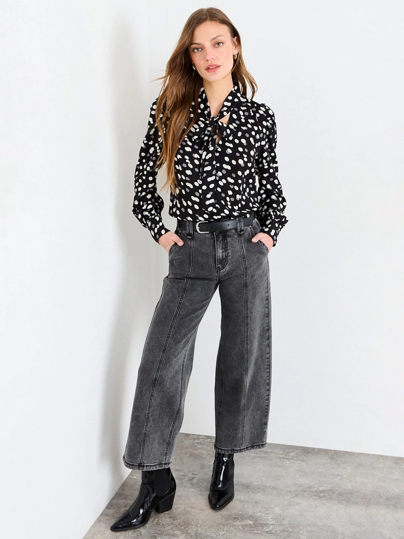 BLUSA MUJER IO MANGA LARGA PRINT - 4