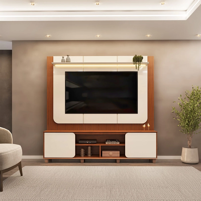 CENTRO DE ENTRETENIMIENTO DI PORETTI DESIGN NOAH 65" CAFÉ - 1