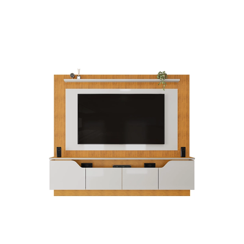 CENTRO DE ENTRETENIMIENTO DI PORETTI DESIGN TITAN 70" CAFÉ - 2