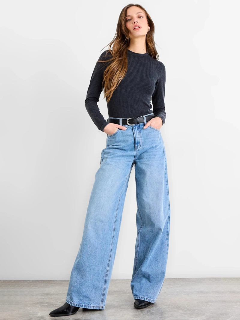POLERA MUJER IO MANGA LARGA LISA - 4