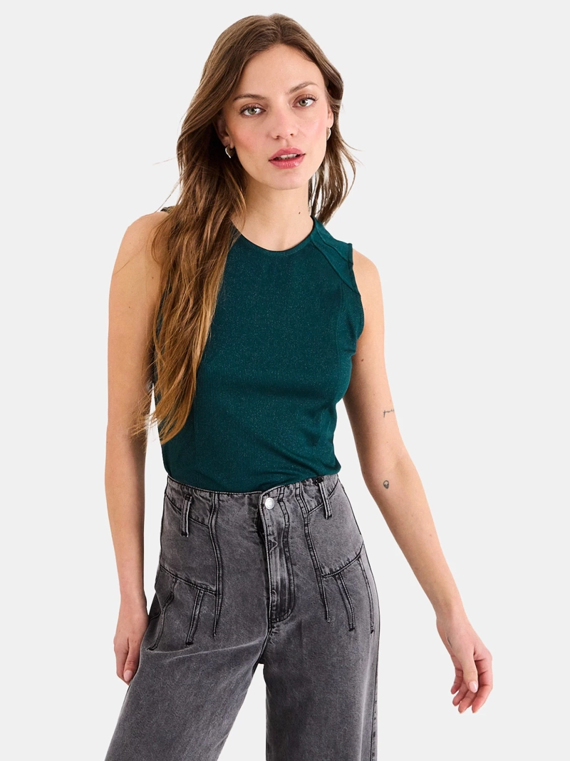 POLERA MUJER IO MANGA LARGA LISA