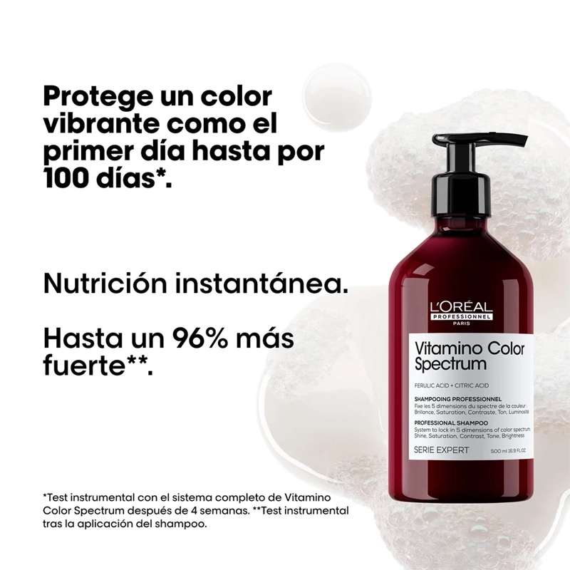 SET LOREAL PROFESSIONNEL VITAMINO COLOR SPECTRUM SHAMPOO 500ML+MÁSCARA 250ML - 2