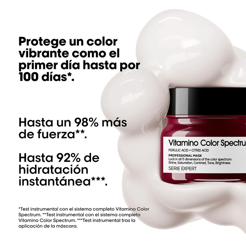 SET LOREAL PROFESSIONNEL VITAMINO COLOR SPECTRUM SHAMPOO 500ML+MÁSCARA 250ML - 3