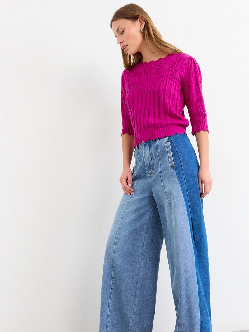SWEATER MUJER IO LISO - 5