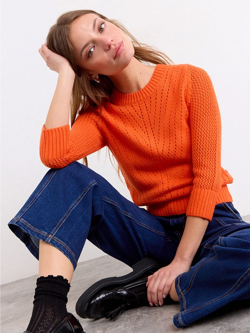 SWEATER MUJER IO LISO - 1
