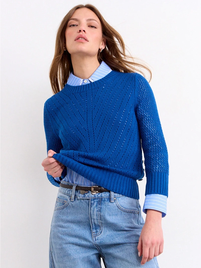 SWEATER MUJER IO LISO - 1