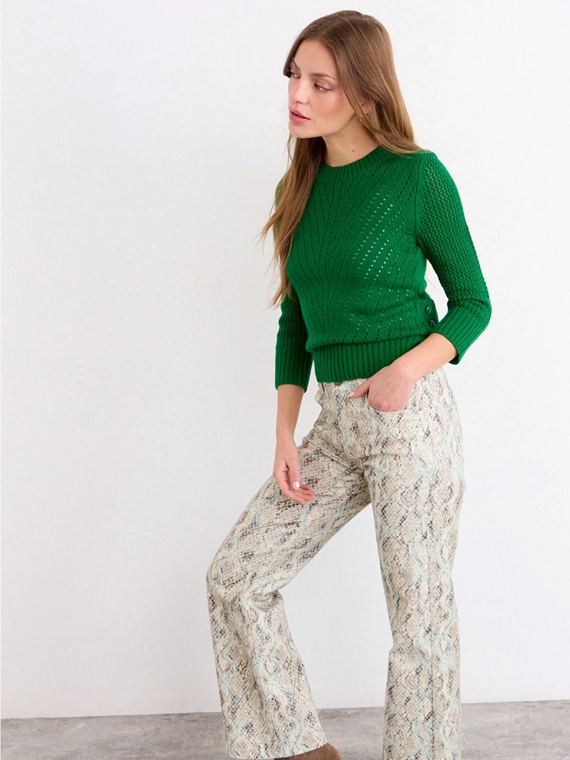 SWEATER MUJER IO LISO - 5