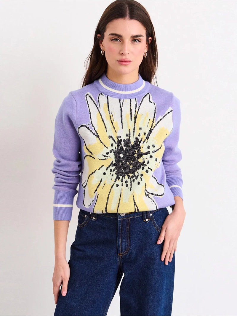 SWEATER MUJER IO LISO - 1