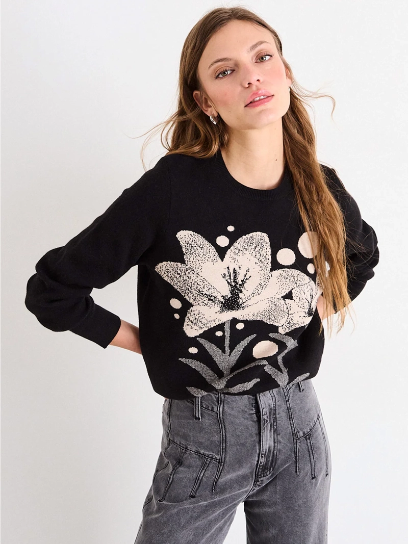 SWEATER MUJER IO PRINT - 1