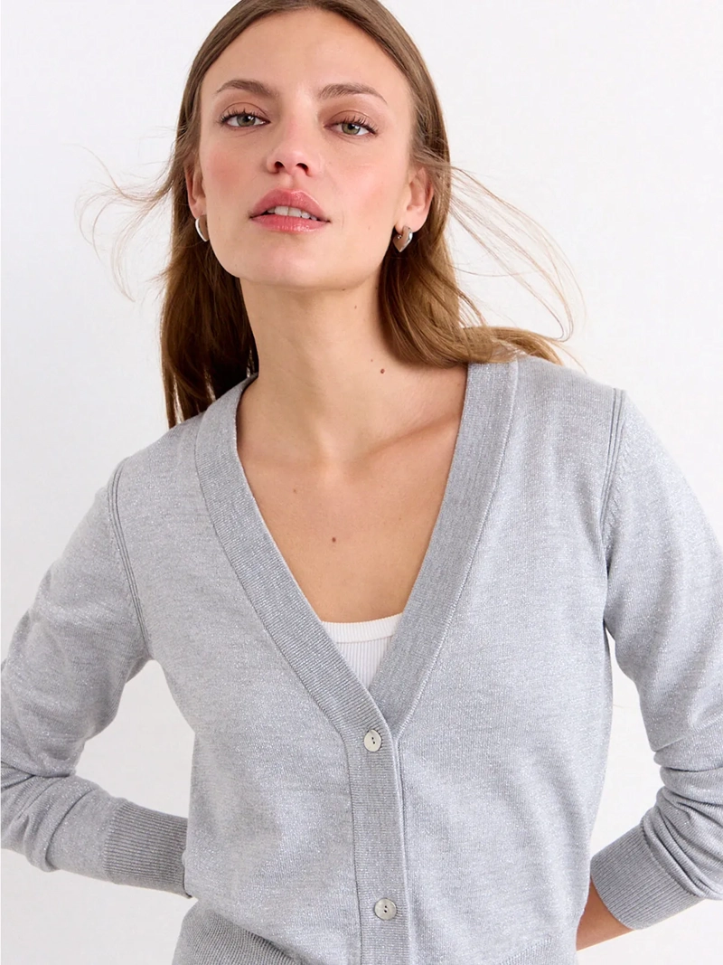 CARDIGAN MUJER IO LISO - 3