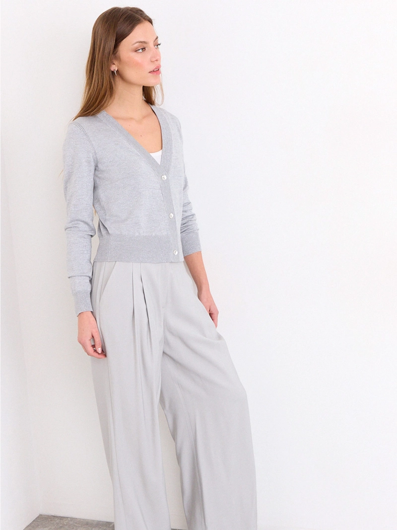 CARDIGAN MUJER IO LISO - 4