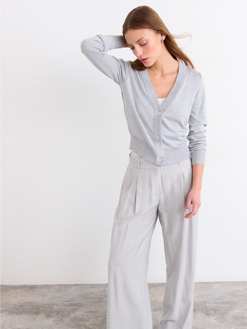 CARDIGAN MUJER IO LISO - 5