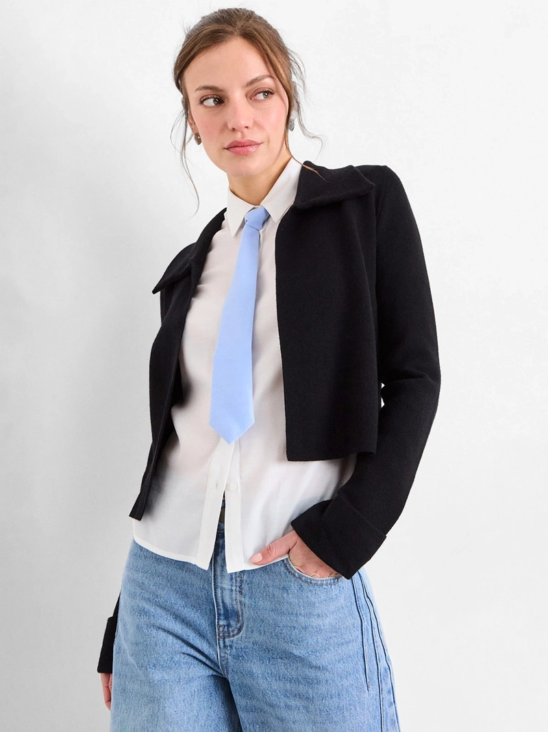 CARDIGAN MUJER IO LISO  - 1
