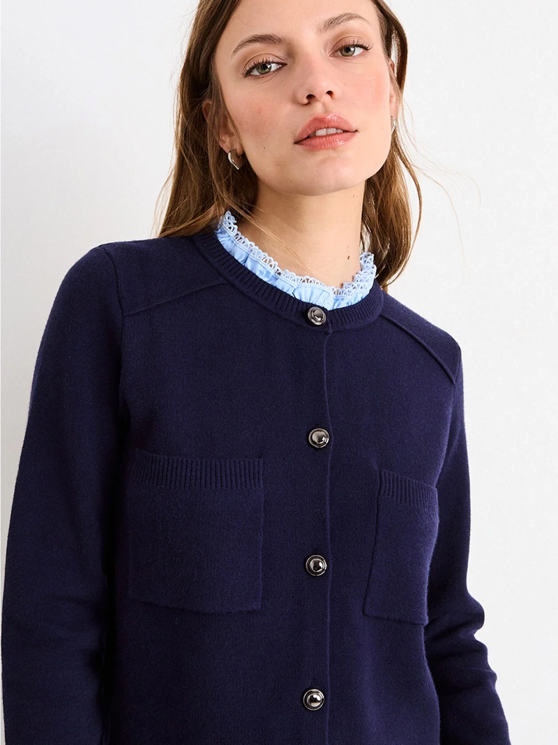 CARDIGAN MUJER IO LISO - 3