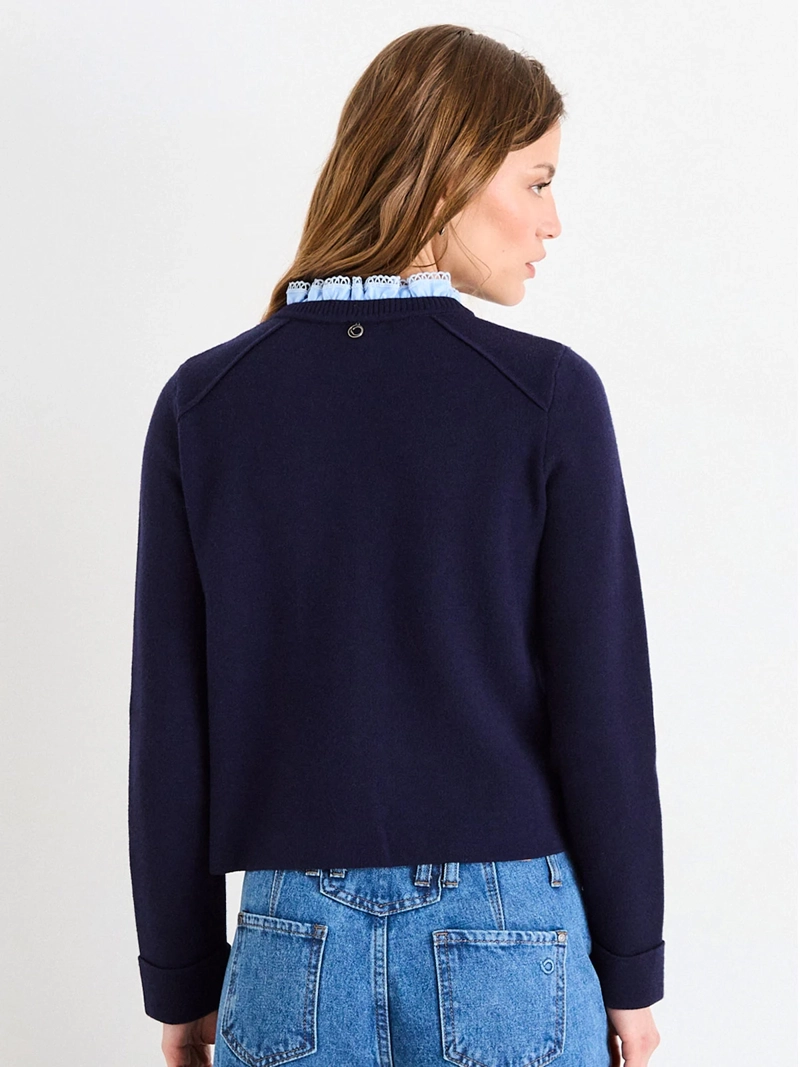 CARDIGAN MUJER IO LISO - 2