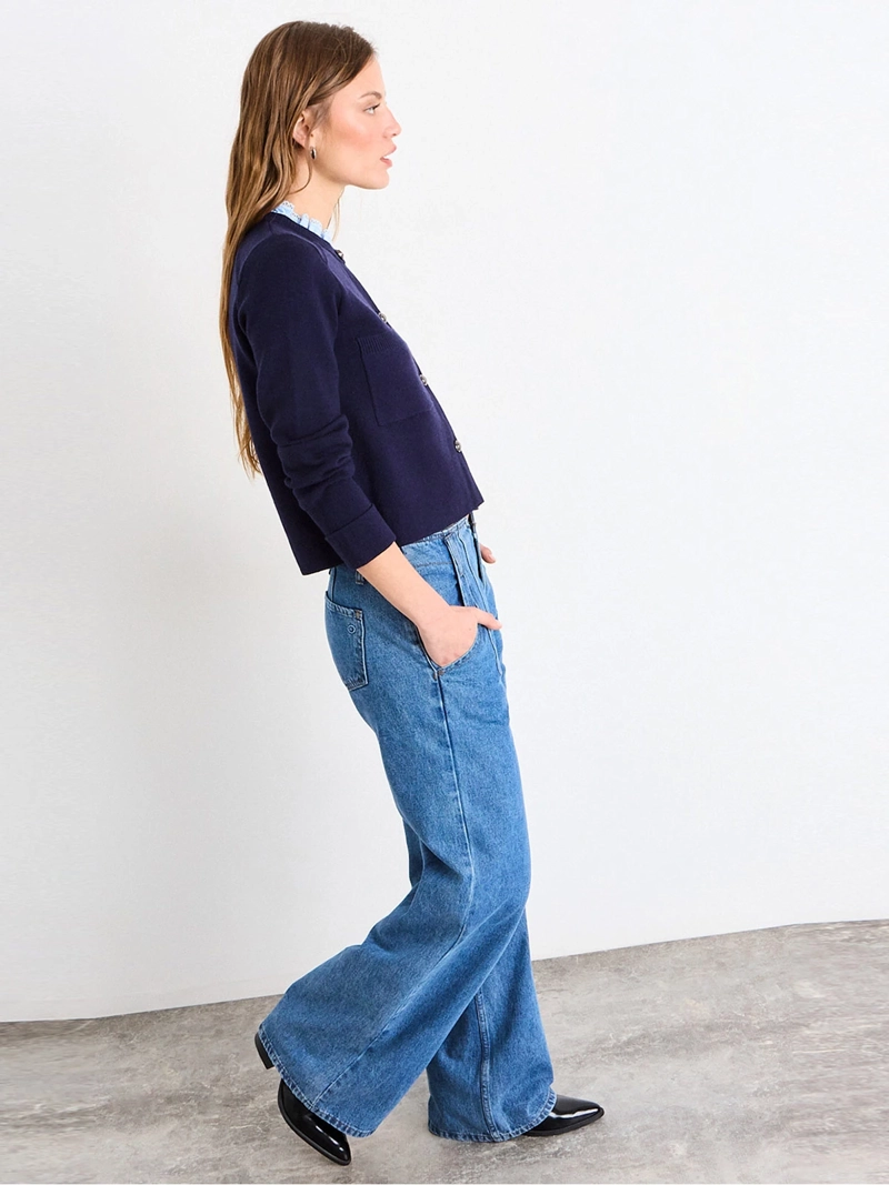 CARDIGAN MUJER IO LISO - 4