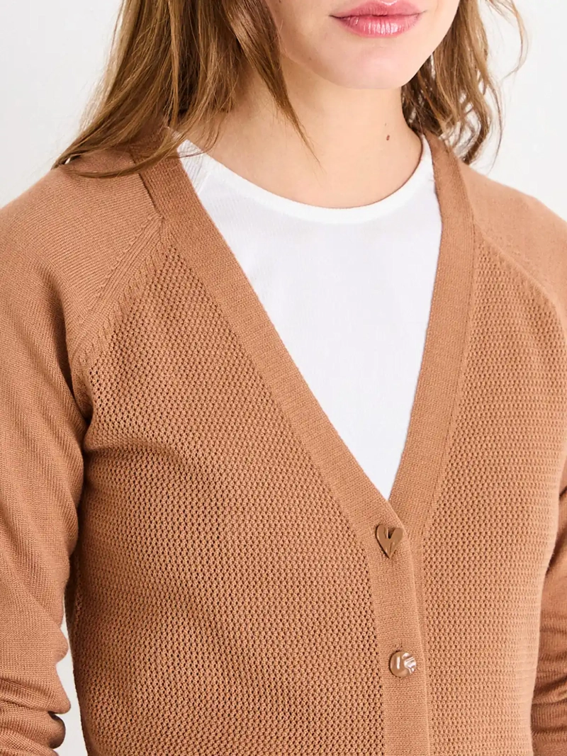 CARDIGAN MUJER IO LISO - 3