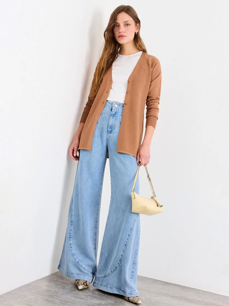 CARDIGAN MUJER IO LISO - 4