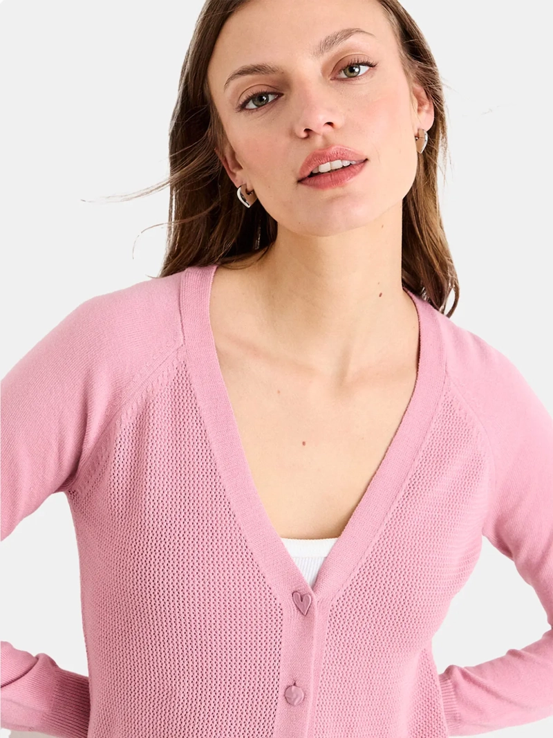 CARDIGAN MUJER IO LISO - 3