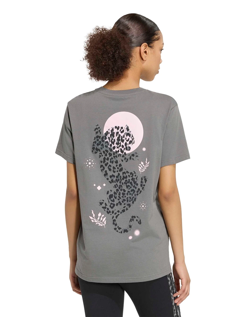 POLERA MUJER ADIDAS ALGODÓN GRAPHIC ANIMAL - 2