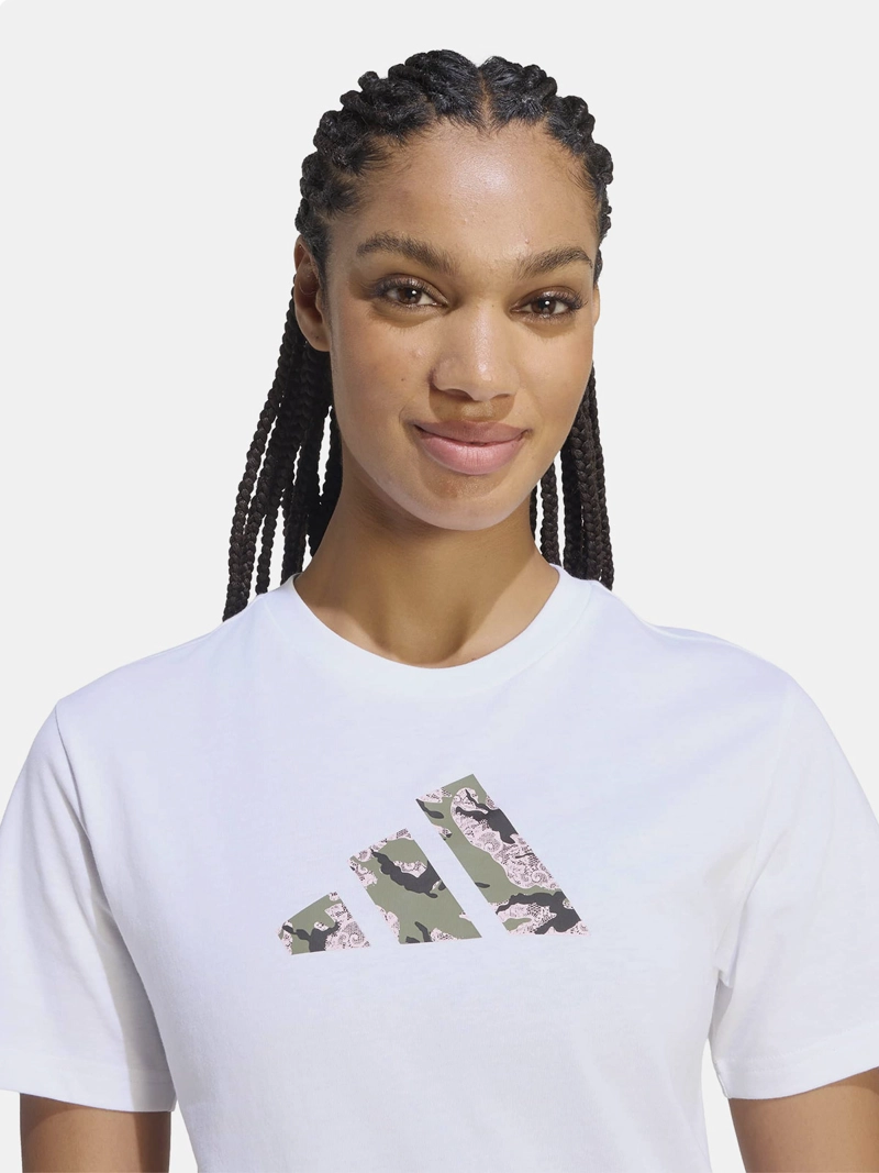 POLERA MUJER ADIDAS ESTAMPADO CAMUFLAJE ALGODÓN - 3