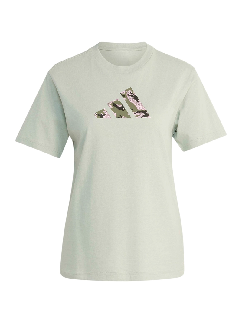 POLERA MUJER ADIDAS VERDE ALGODÓN - 6