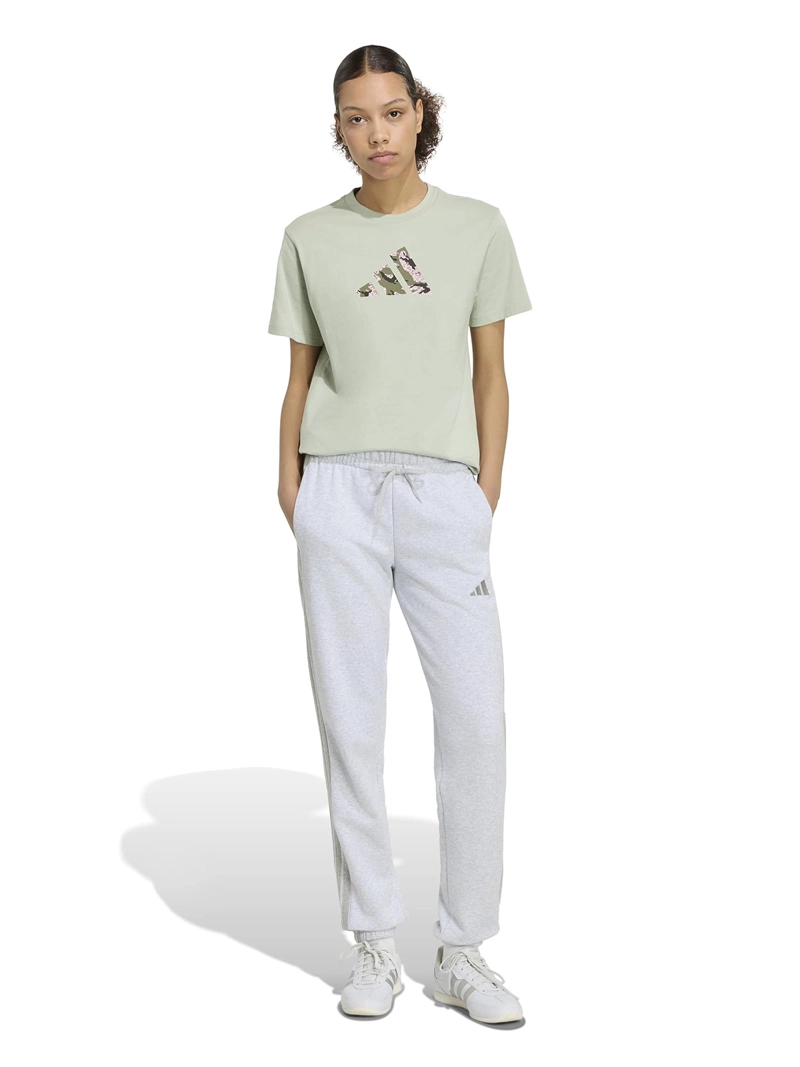POLERA MUJER ADIDAS VERDE ALGODÓN - 5