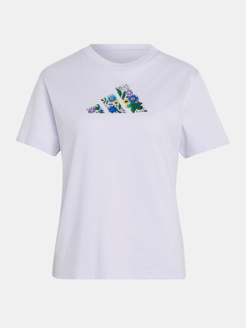 POLERA MUJER ADIDAS ESTAMPADO FLOR CLÁSICA ALGODÓN - 6