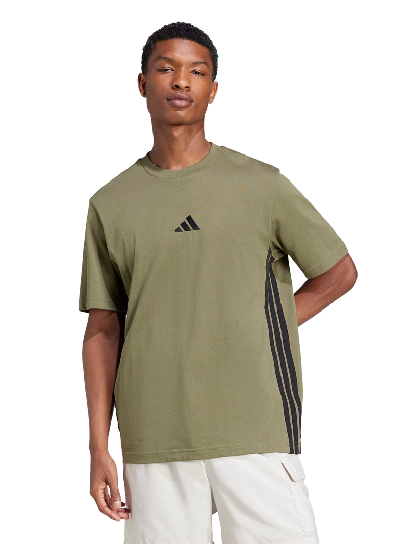 POLERA HOMBRE ADIDAS ALGODÓN 3 STRIPES - 1