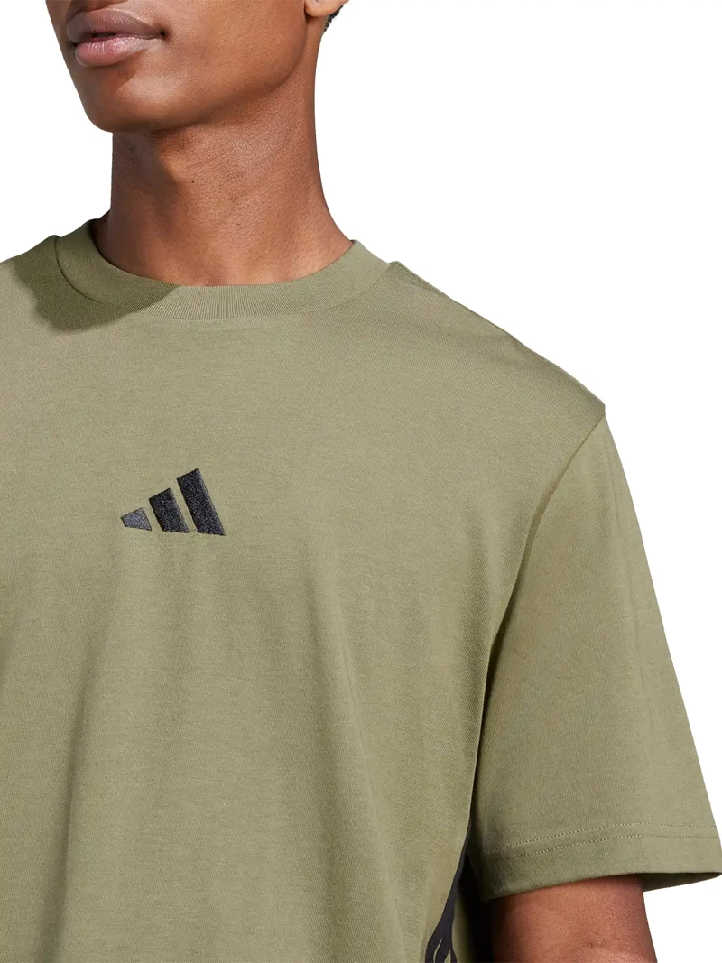 POLERA HOMBRE ADIDAS ALGODÓN 3 STRIPES - 4