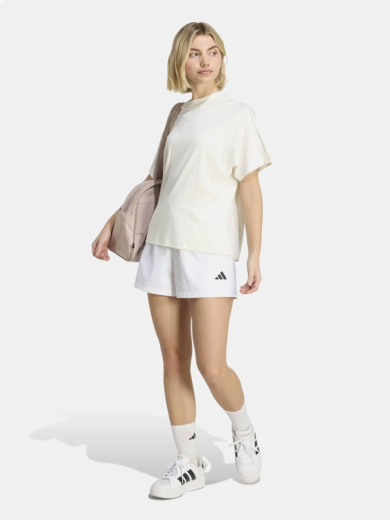 POLERA MUJER ADIDAS SOFT LUX LOOSE ALGODÓN CRUDO - 6