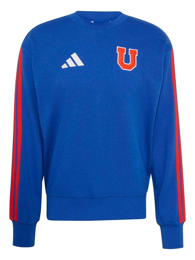 POLERON HOMBRE ADIDAS ALGODÓN UNIVERSIDAD DE CHILE DNA - 5