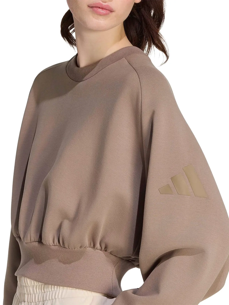 POLERÓN MUJER ADIDAS ALL SZN SOFT LUX CAFÉ - 4
